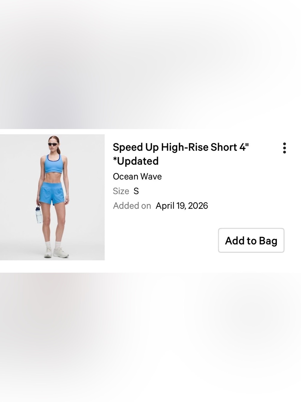 lululemon athletica Speed Up High-Rise Shorts - Ocean Blue